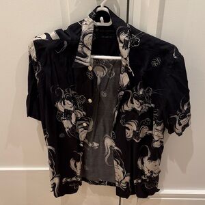 All Saints Black and White Men's Jacket